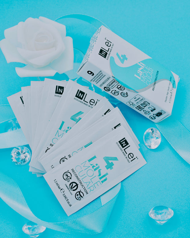 LASH MOLECULAR 4 MONODOSE InLei® - Ricostruzione molecolare per ciglia e sopracciglia 9 x 1,2ml